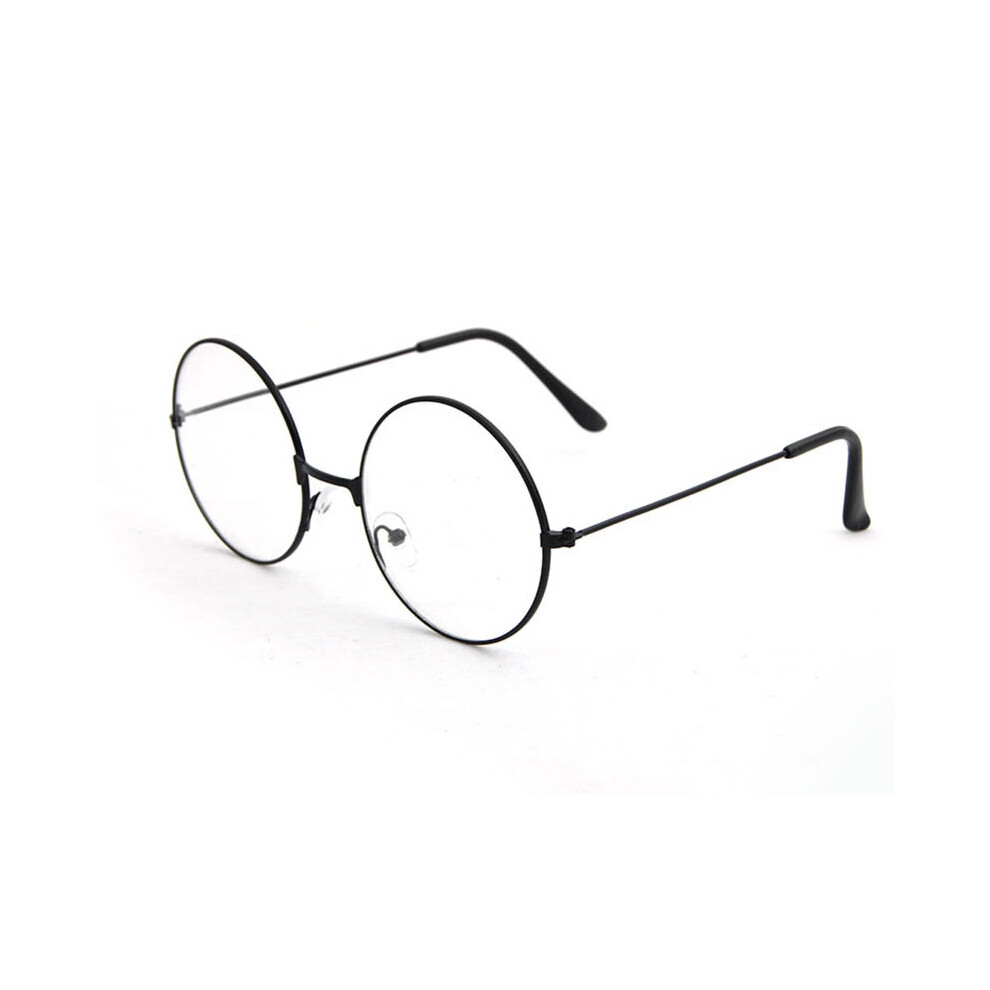Round Plain Clear Glasses Ultra Light Metal Decoration Transparent Eyewear Prescription Optical Spectacle Frames LL@17