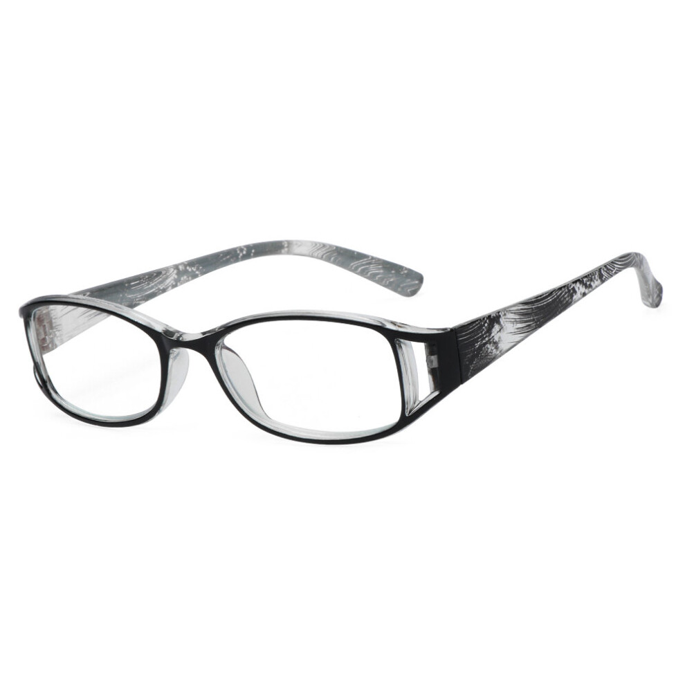 Flower Print Resin Reading Glasses for Men Women Eyewear Protector Glasses Presbyopic +1.0~+4.0
