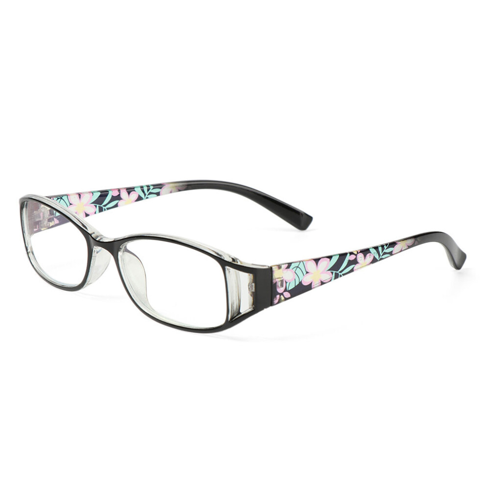 Flower Print Resin Reading Glasses for Men Women Eyewear Protector Glasses Presbyopic +1.0~+4.0