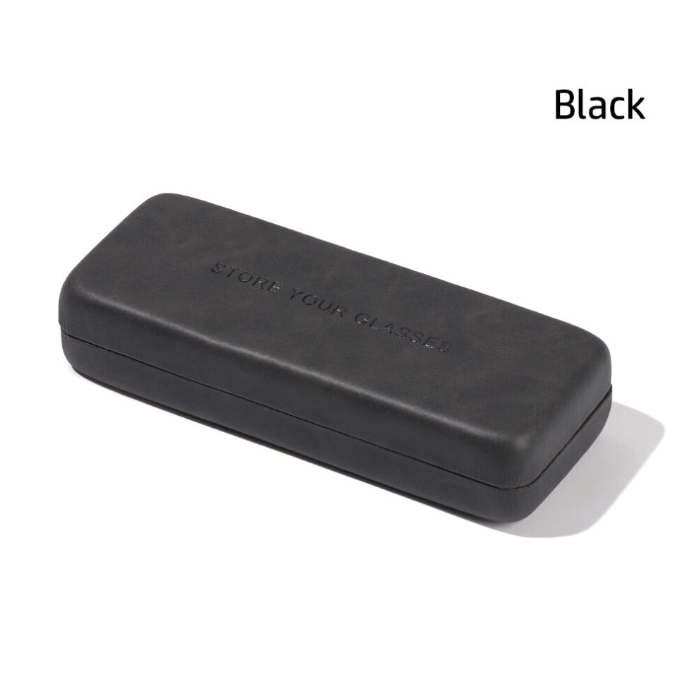 Steel Leather Glasses Case Square Hard Spectacle Case Sunglasses Case Matte Sunglasses Bag Sun Case Waterproof Glasses Pocket
