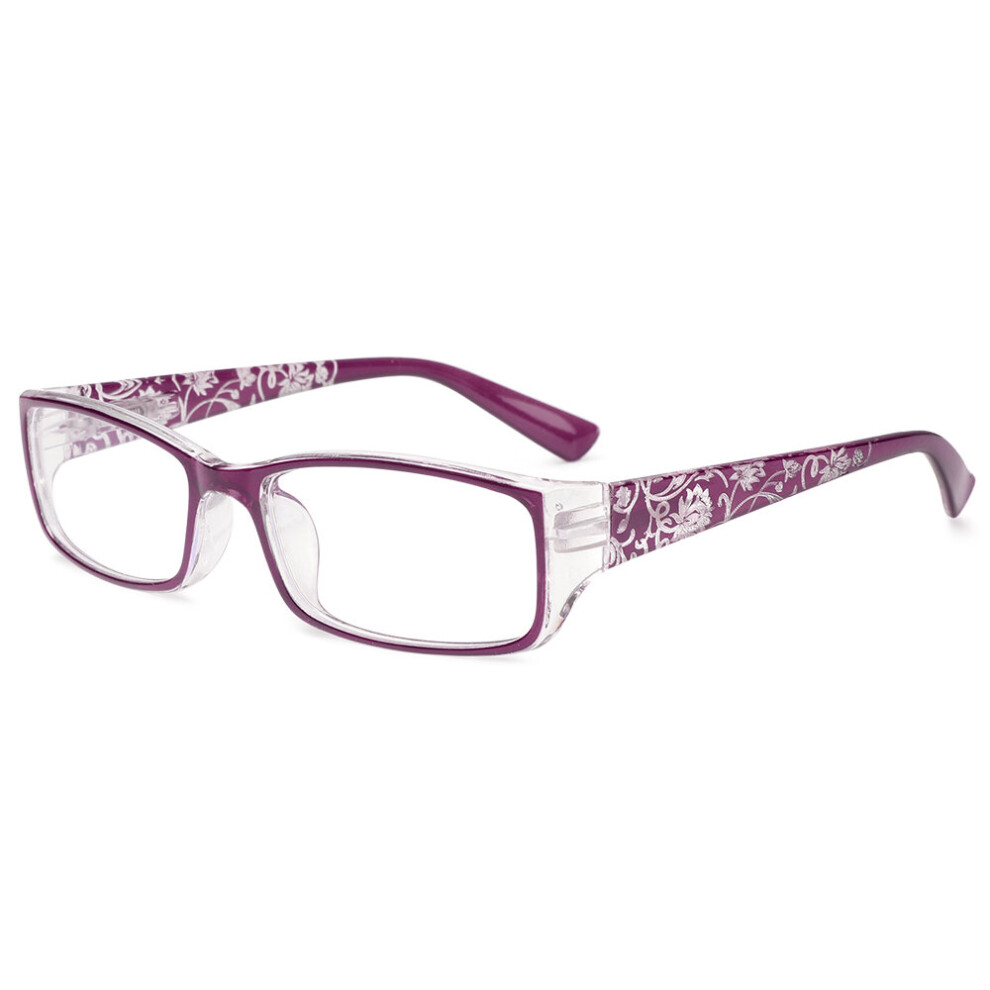 Flower Print Resin Reading Glasses for Men Women Eyewear Protector Glasses Presbyopic +1.0~+4.0