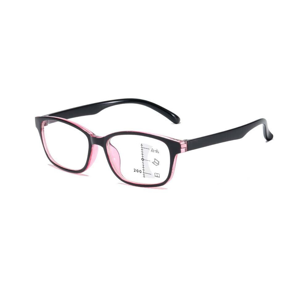 Multicoloured Multifocal Reading Glasses Far And Near Dual-Use Anti-Blue Light Presbyopic Eyeglasses Smart Zoom Reading Glasses Unisex