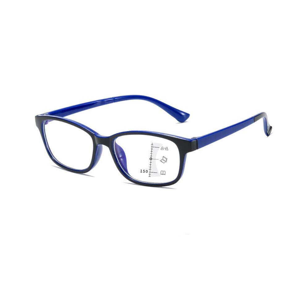 Multicoloured Multifocal Reading Glasses Far And Near Dual-Use Anti-Blue Light Presbyopic Eyeglasses Smart Zoom Reading Glasses Unisex