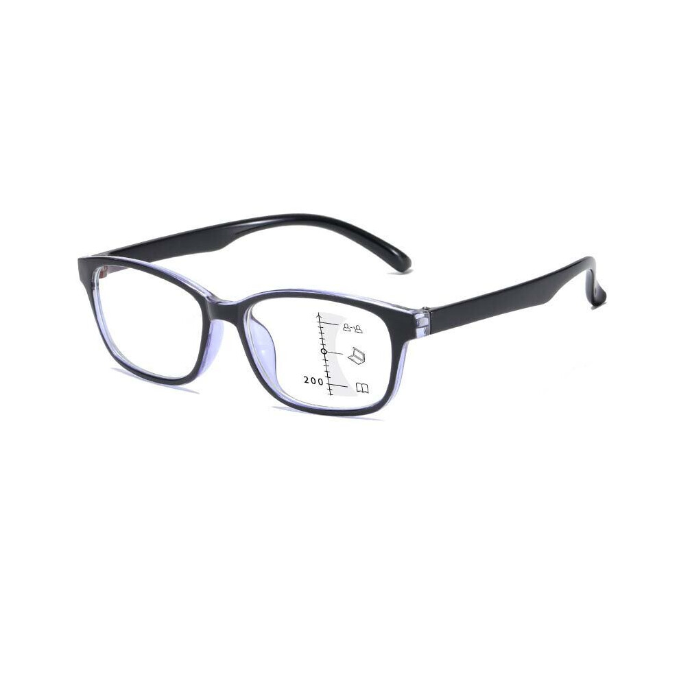 Multicoloured Multifocal Reading Glasses Far And Near Dual-Use Anti-Blue Light Presbyopic Eyeglasses Smart Zoom Reading Glasses Unisex