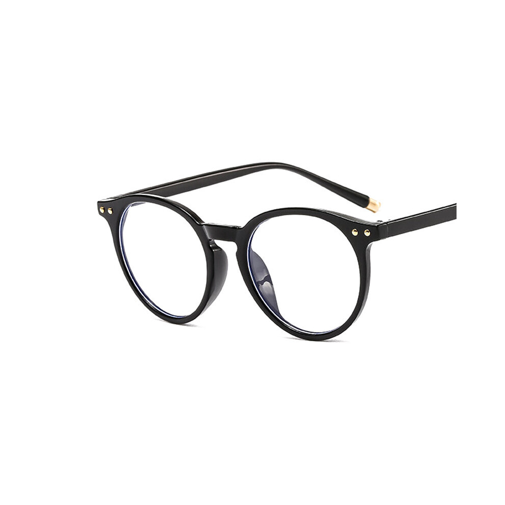 Multicoloured Round Women Glasses Frame Vintage Clear Lens Eyewear Men Optical Leopard Green Eyeglasses Frame