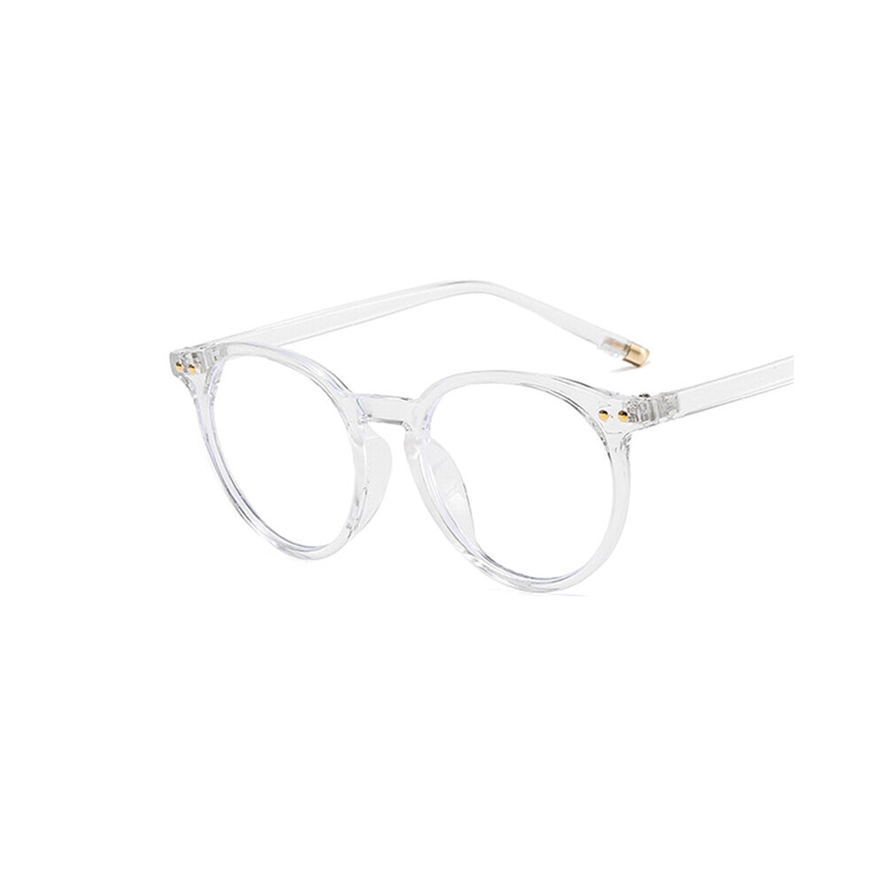 Multicoloured Round Women Glasses Frame Vintage Clear Lens Eyewear Men Optical Leopard Green Eyeglasses Frame