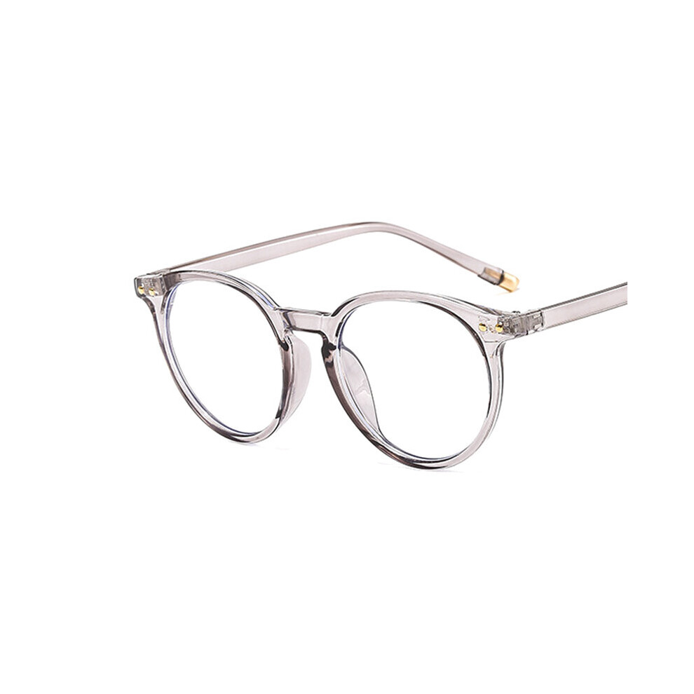 Multicoloured Round Women Glasses Frame Vintage Clear Lens Eyewear Men Optical Leopard Green Eyeglasses Frame