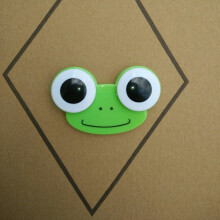 1PC 4 Colors Sweet Cartoon 3D Big Eyes Lenses Box & Case Owl Frog Animal Shape Lens Case