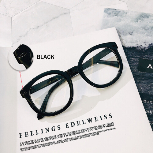 Round Eyewear Frame Women Retro Big Optical Glasses Frame for