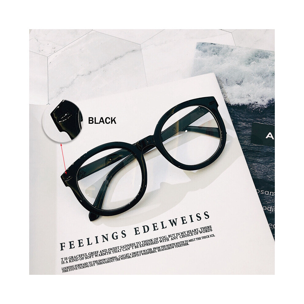 Round Eyewear Frame Women Retro Big Optical Glasses Frame for Myopia Women Men Clear Lens Spectacles