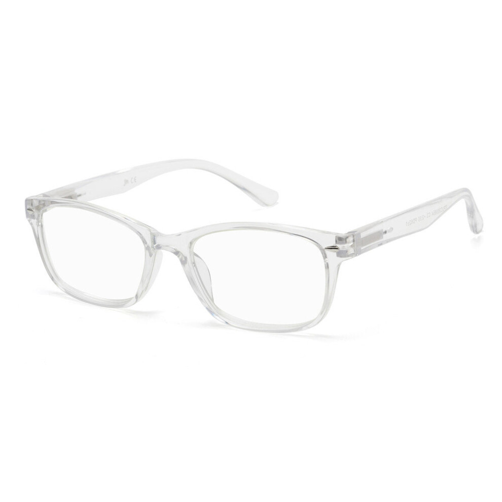 Light Square Reading Glasses for Women Men Spring Hinge Vintage Reading Glasses UV400