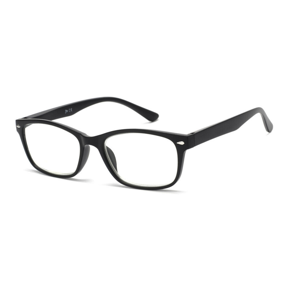 Light Square Reading Glasses for Women Men Spring Hinge Vintage Reading Glasses UV400