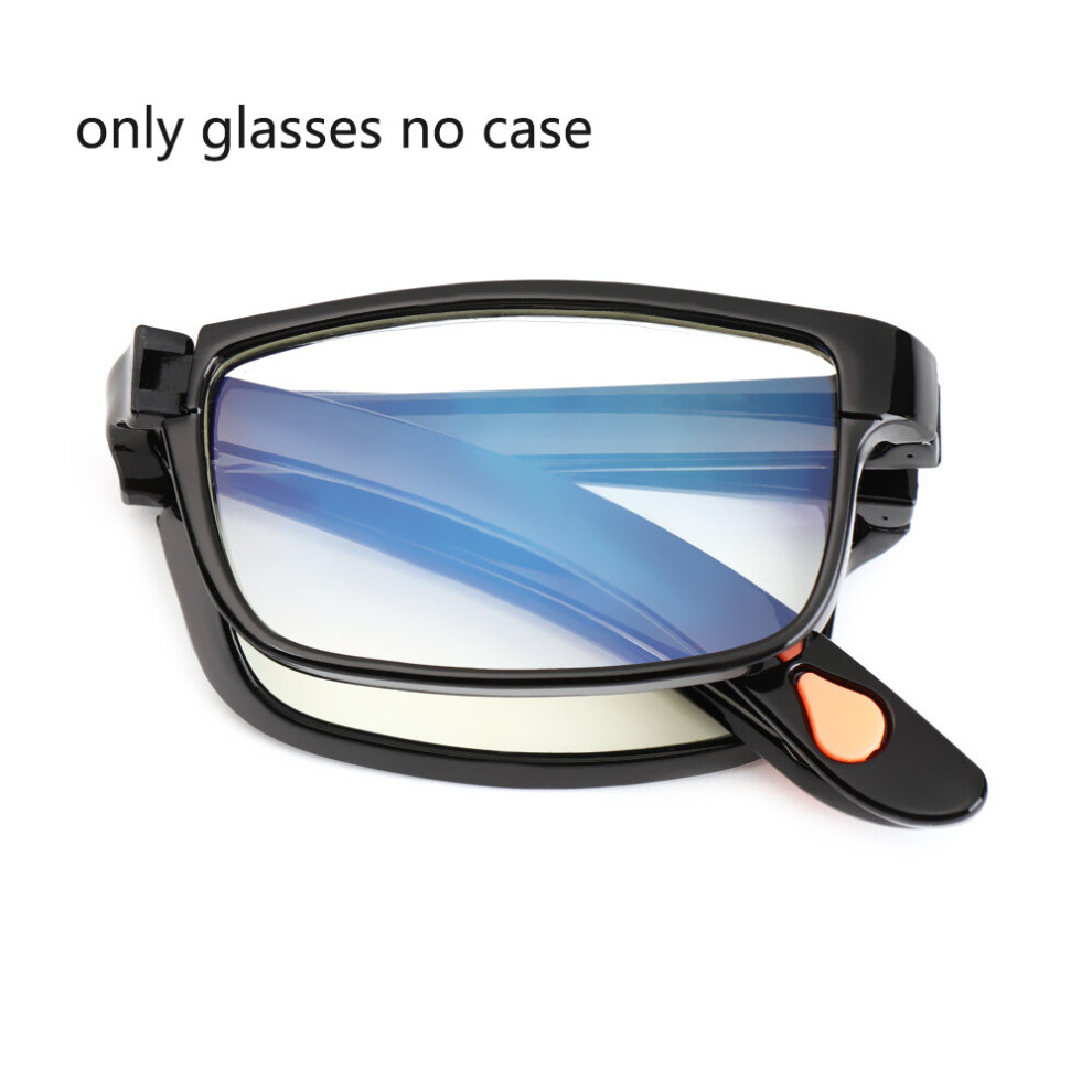 Portable Folding Reading Glasses With Diopter +1.0 To +4.0 Anti-blue Light Presbyopia Eyeglasses Men Women Unisex