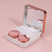 Lens Case Square Travel Portable Solid Lens Cover Container Beauty Pupil Storage Soaking Box Eyewear Accessories