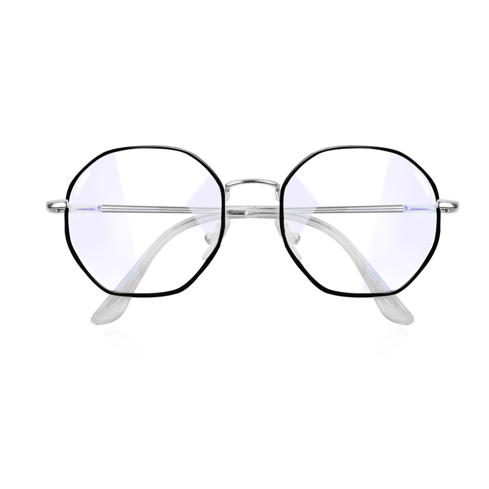 Office Anti Light Glasses Women Men Computer Glasses Gaming Transparent Eyewear Frame Women Anti Ray Eyeglasses 885659024559