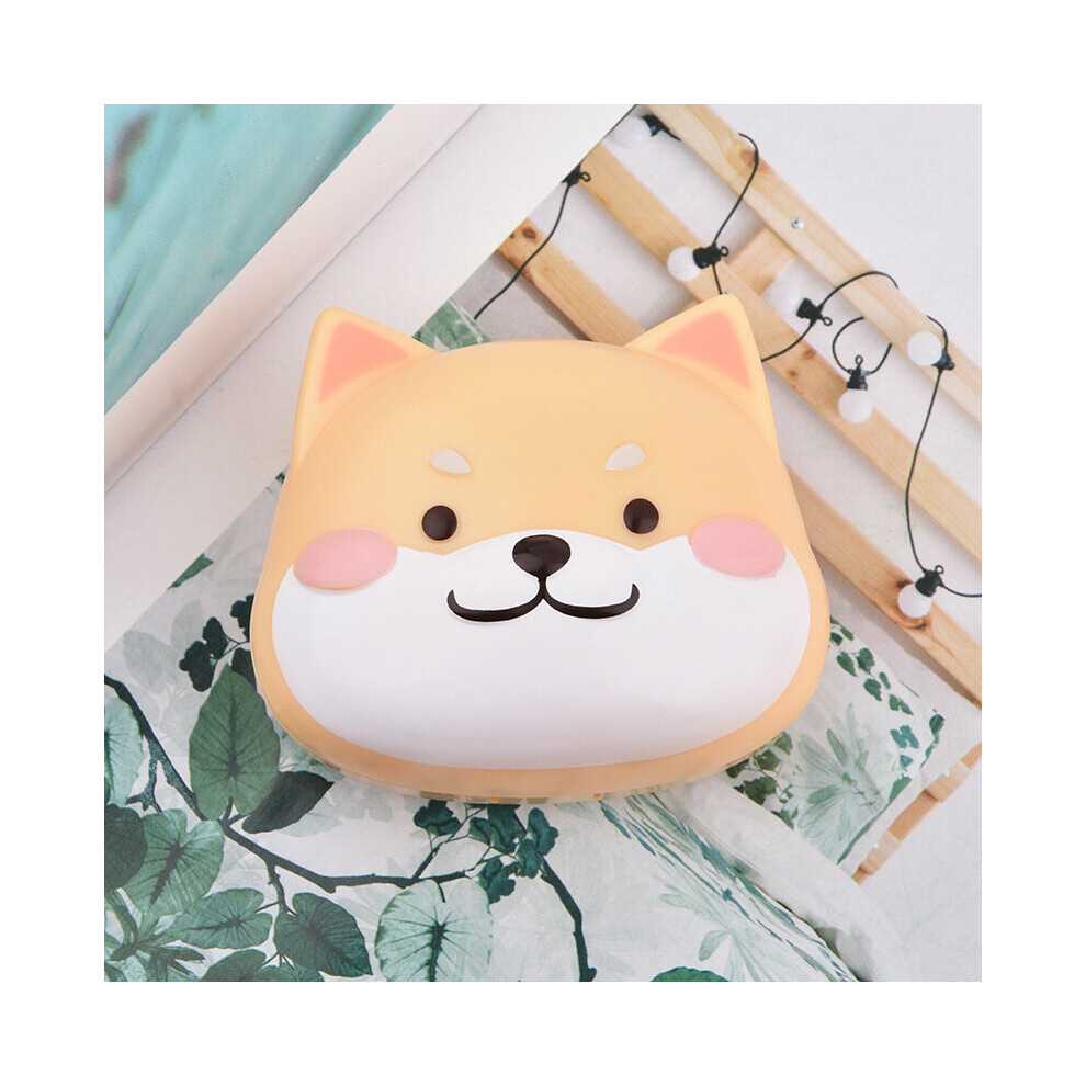 Lens Case Portable Cartoon Lens Kit Travel Plastic Holder Container Storage Soaking Box Case