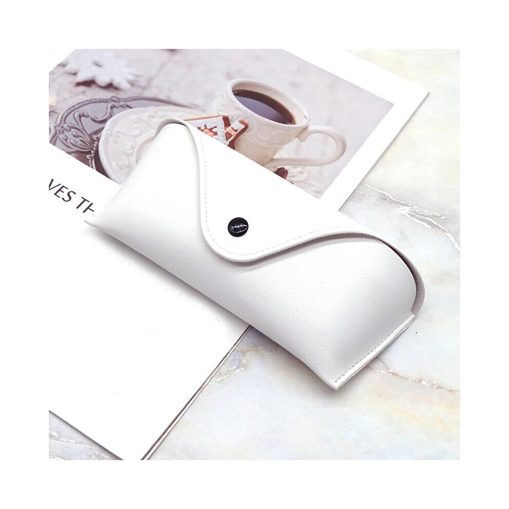 Eye Glasses Sunglasses Hard Case Convenient Lightweight Protector Box Durable Leather Pouch Bag Easy To Carry
