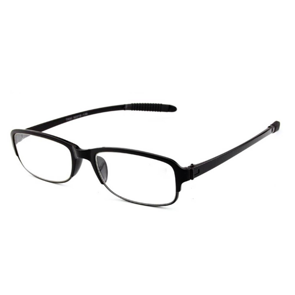 Multicoloured Elbru Retro Ultralight Tr90 Small Frame Reading Glasses Hd Presbyopic Magnifier Ultralight Non-Slip Rubber Leg Eyewear +1.0 +4.0