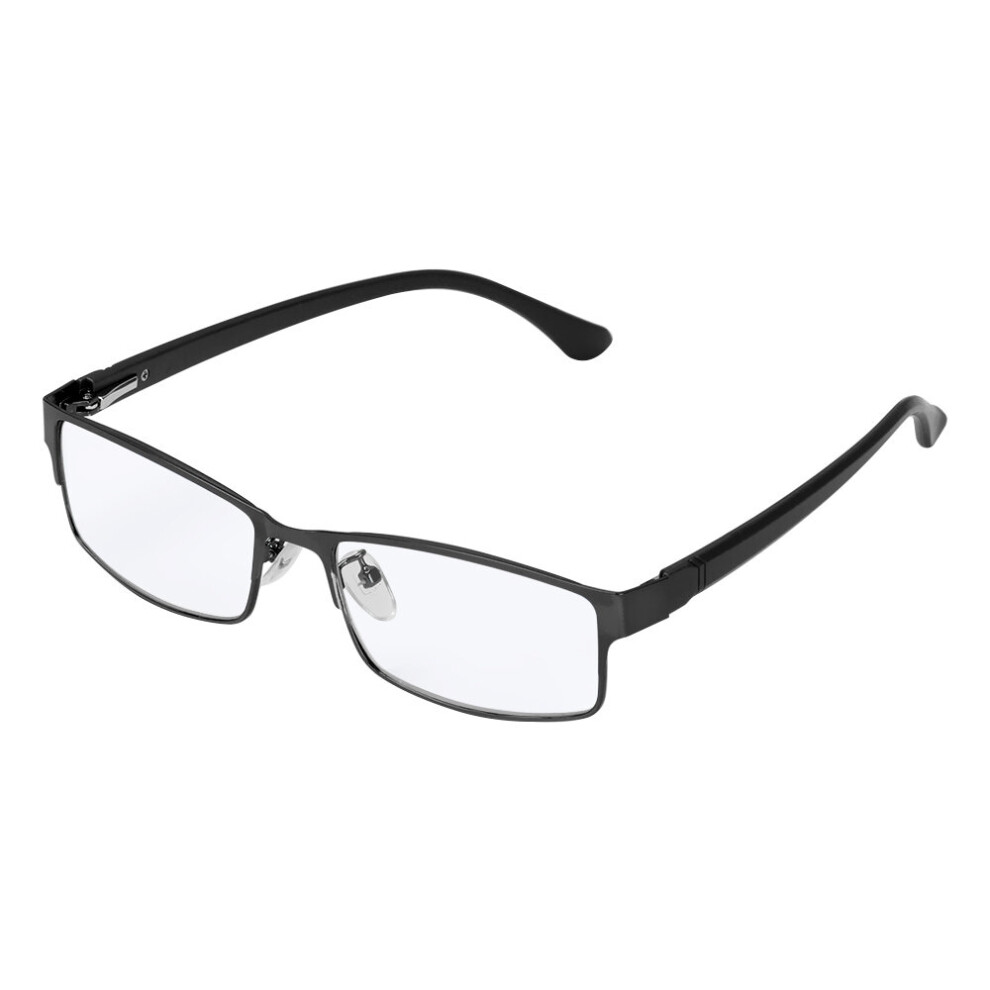 Men Titanium Alloy Business Reading Glasses Non Spherical Coated Lenses Retro Hyperopia Prescription Eyeglasses