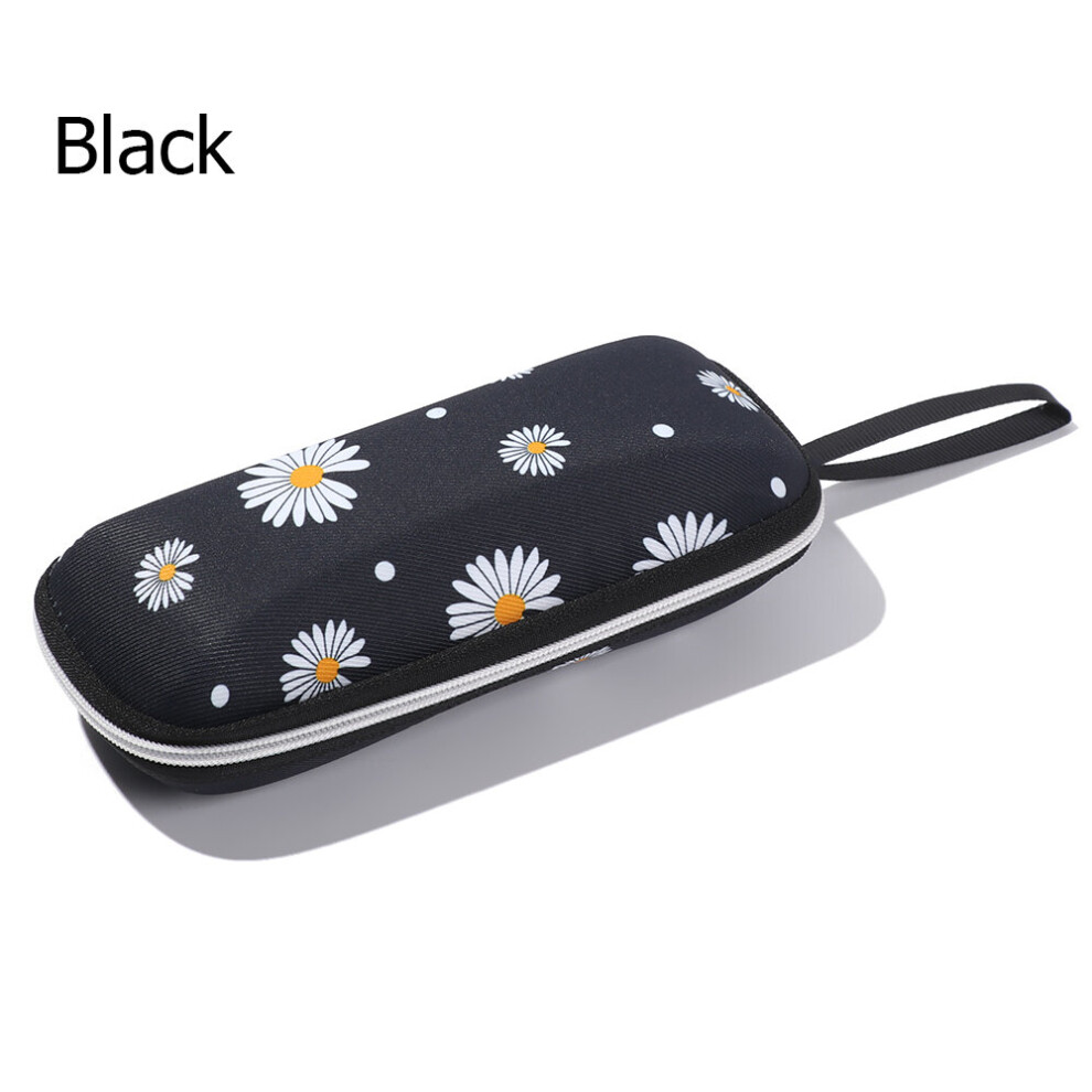 Portable Glasses Case Daisy Flower Sunglasses Bags Reading Eyeglasses Box Women Eyewear Protector Storage Hard Eyeglasses Cases