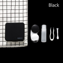 1Pcs Colored Lens Case With Mirror Women Man Unisex Lenses Box Eyes Lens Container Lovely Travel Kit Box