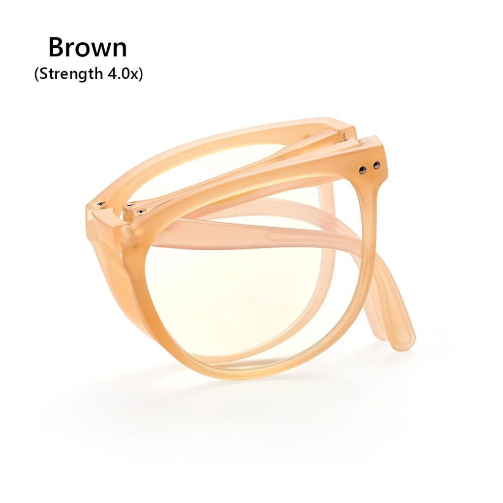 Portable Folding Reading Glasses With Diopter +1.0 To +4.0 Anti-blue Light Presbyopia Eyeglasses Men Women Unisex
