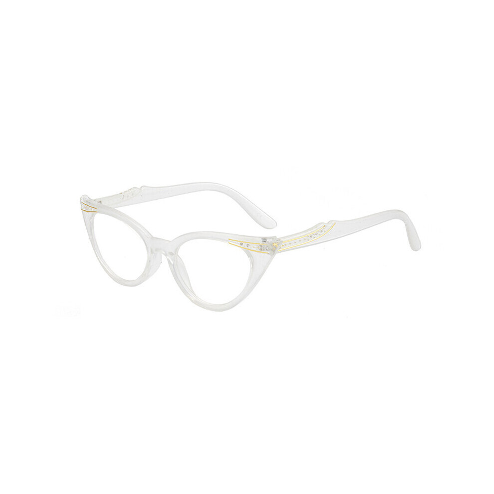 Classic Cat Eye Women Reading Glasses Female Vintage Candy Clear Lens Presbyopic Eyeglasses Diopter 0 To +4.0