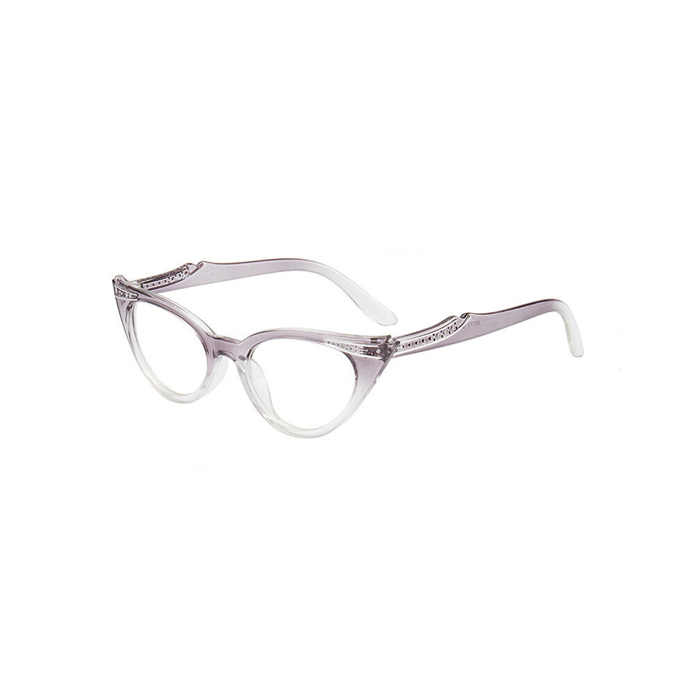 Classic Cat Eye Women Reading Glasses Female Vintage Candy Clear Lens Presbyopic Eyeglasses Diopter 0 To +4.0