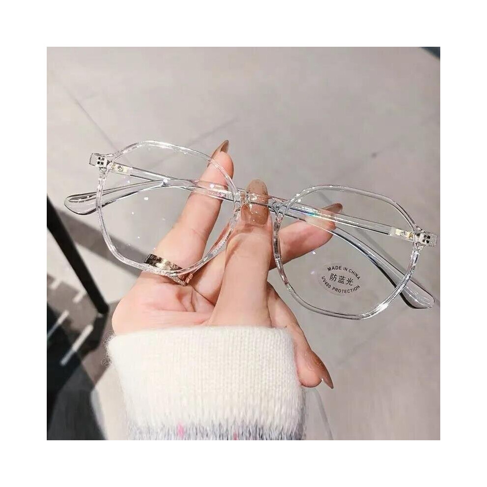 Unisex Reading Glasses Transparent Anti-Blue Light Presbyopic Eyeglasses Women Prescription Hyperopia Eyewear +1.0 TO +4.0