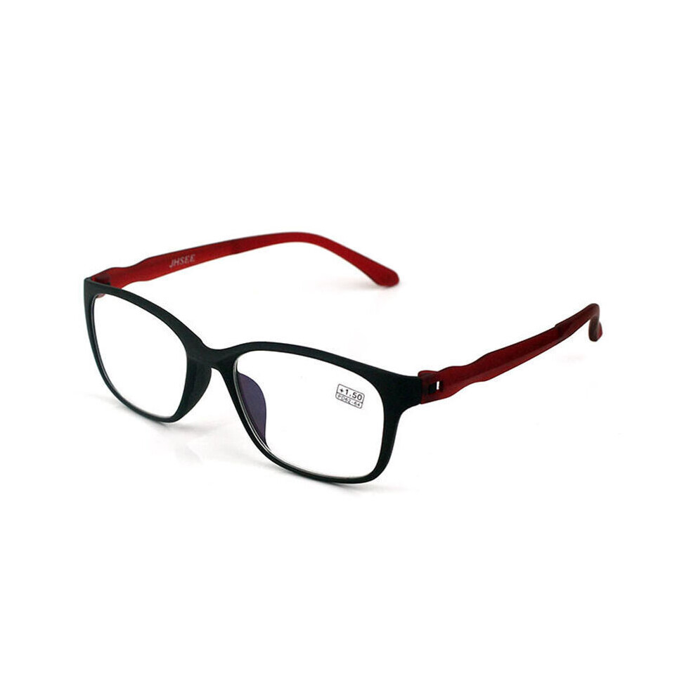 Seemfly Reading Glasses Men Anti Rays Presbyopia Eyeglasses Antifatigue Computer Eyewear with +1.5 +2.0 +2.5 +3.0 +3.5 +4.0