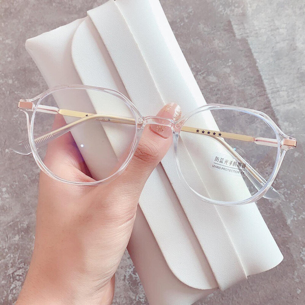 Multicoloured Clear Light Blocking Rimless Glasses Clear Myopia Frameless Eyeglasses For Men Women Optical Spectacle Frames