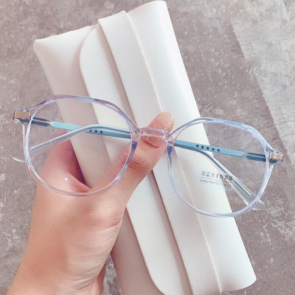 Multicoloured Clear Light Blocking Rimless Glasses Clear Myopia Frameless Eyeglasses For Men Women Optical Spectacle Frames