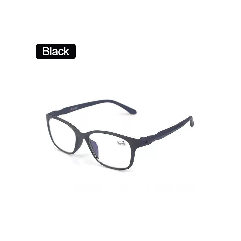(Auburn, Auburn) Ultra-Light Reading Glasses Anti Light Lens for Men Women Leg Frame +1.5 +2.0 +2.5 +3.0 +3.5 +4.0