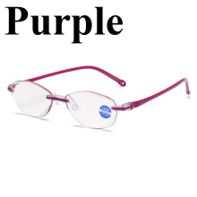 (Silver, beige) Retro Anti ray Reading Glasses Ladies Presbyopia Eyeglasses Women Computer Prescription Eyewear with +1.5 +2