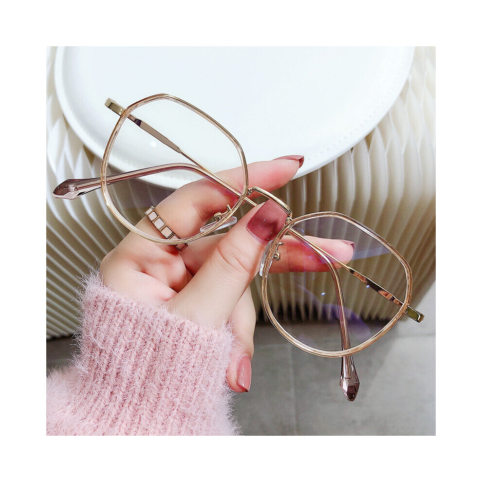 Multicoloured Elbru Oversized Frame Anti Light Reading Glasses Unisex Presbyopia Glasses Computer Eyeware Diopter +1.0~+4.0