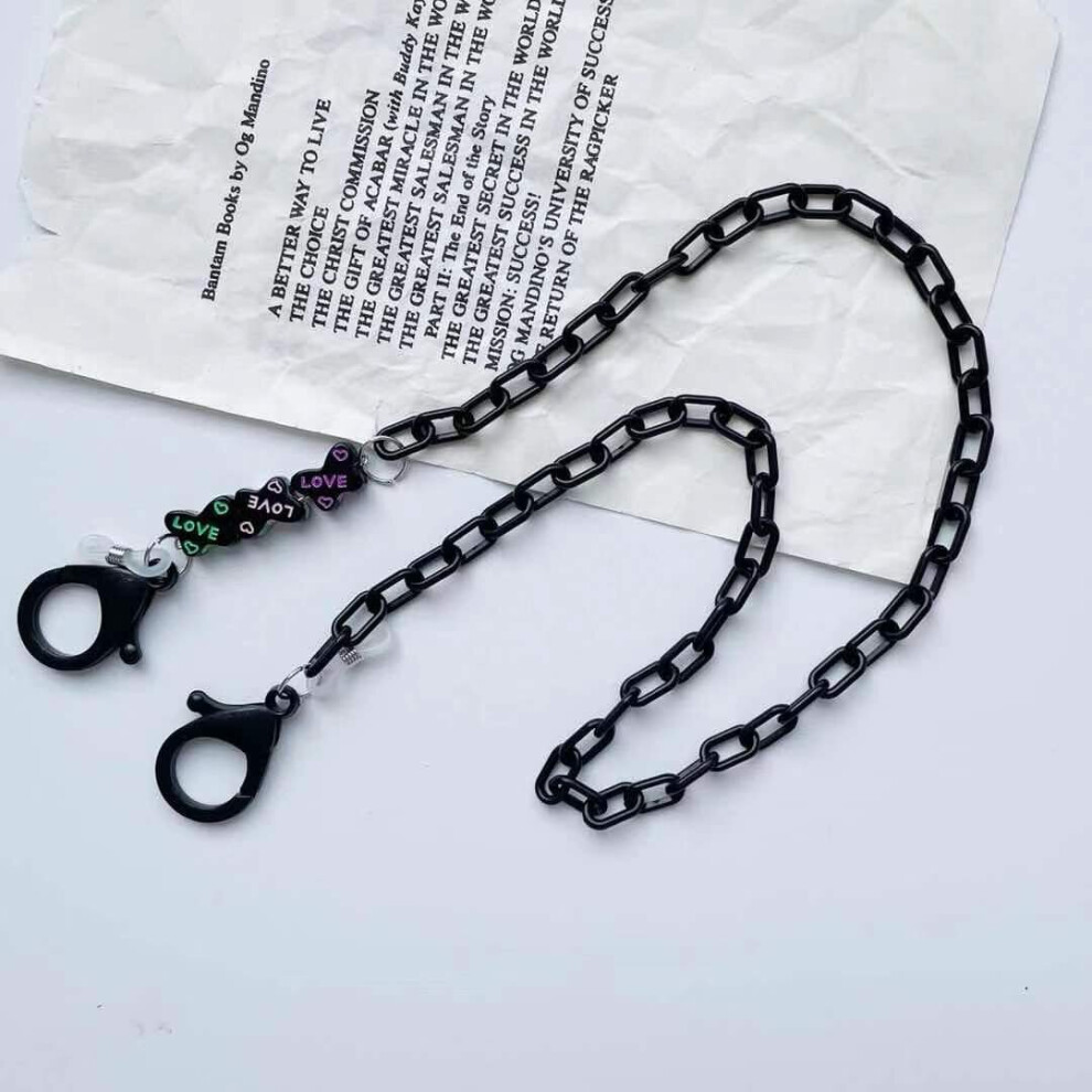 Glasses Chain Acrylic Anti-lost Mask Lanyard Smile Face Sunglasses Reading Glasses Holder Strap Eyewear Jewelry
