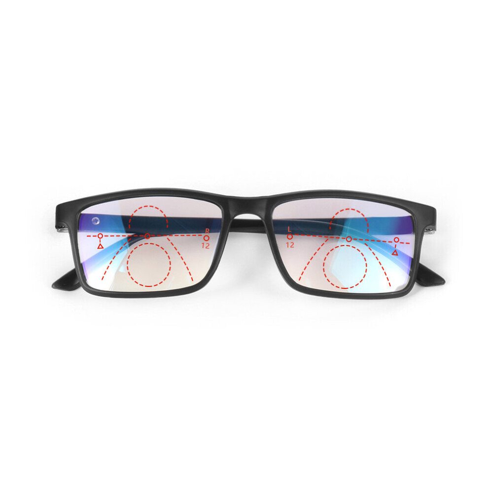 Multicoloured 1Pc Progressive Reading Glasses Men Women Multifocal Bifocal Anti Light Magnifying Presbyopic Eyeglasses +1.0~+4.0