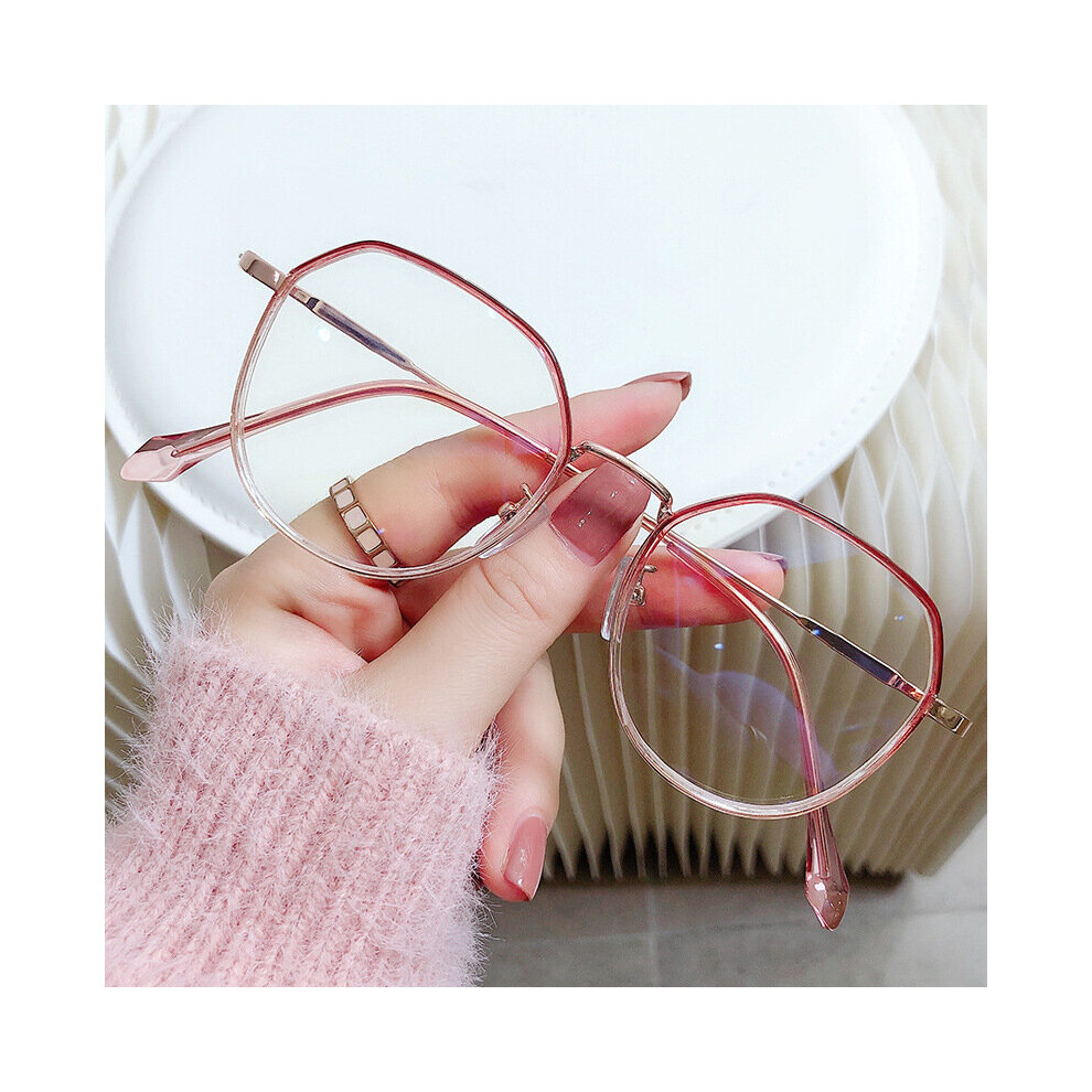 Multicoloured Elbru Oversized Frame Anti Light Reading Glasses Unisex Presbyopia Glasses Computer Eyeware Diopter +1.0~+4.0