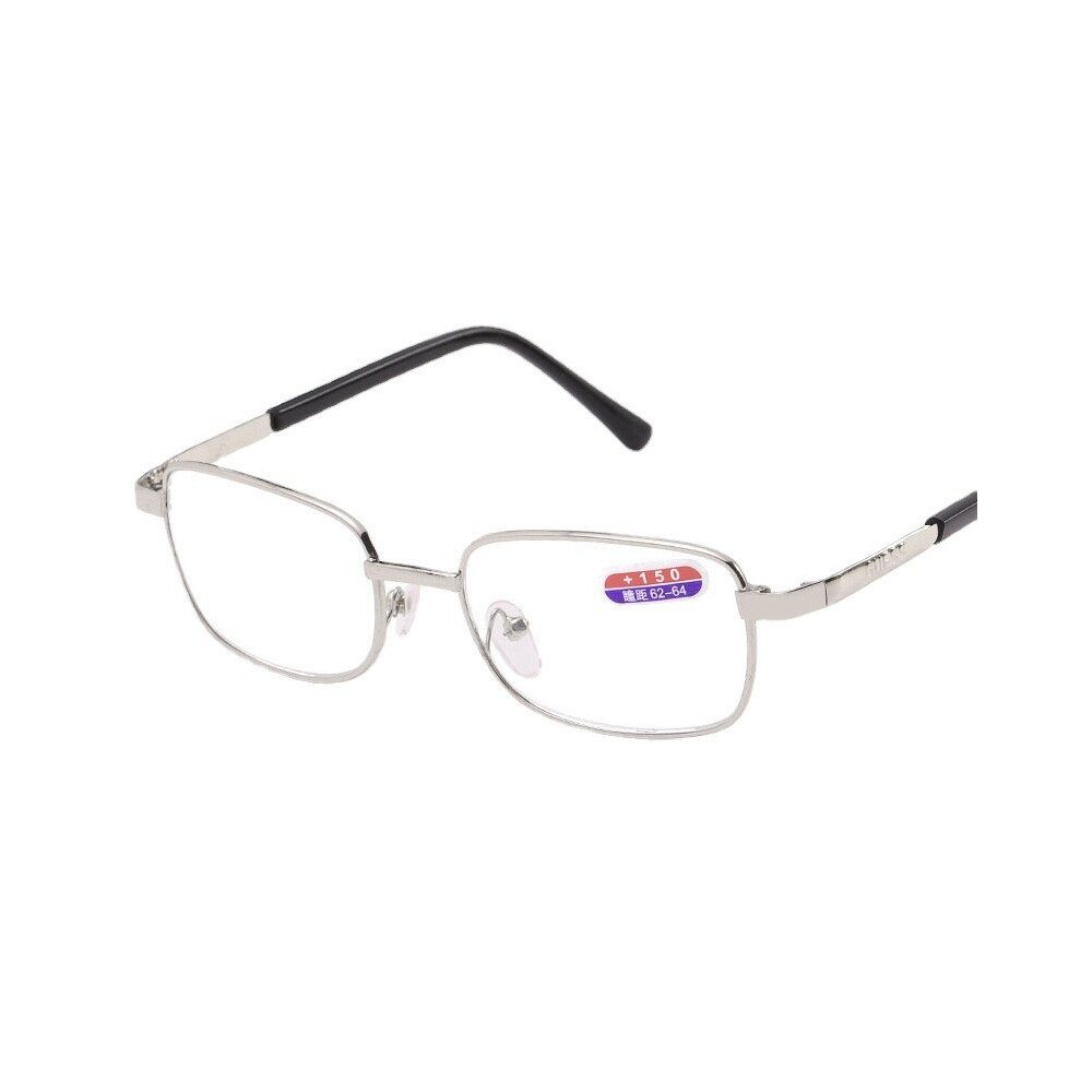 Multicoloured Men's Presbyopia Glasses Anti Fatigue Metal Frame Prescription Glasses Scratch Proof Reading Glasses Eyeglasses +1.0 To +4.0