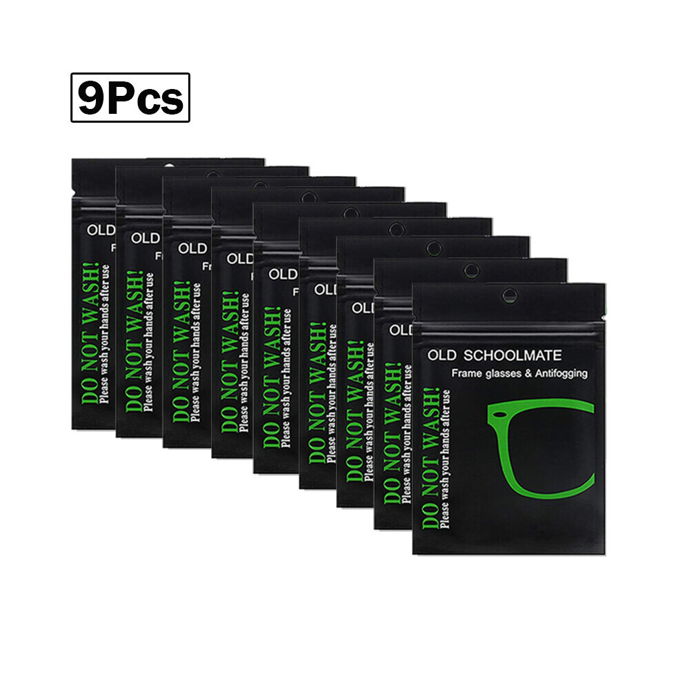 3-30Pcs Nano Anti-fog Glasses Cloth Reusable Glasses Wipes Lens Cloth Defogger Eyeglasses Wipe Pre-moistened Wiping for Glasses