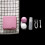 Lens Box ABS Plastic Square Mirror Lens Case Travel Container Holder Storage Soaking Box Case 4