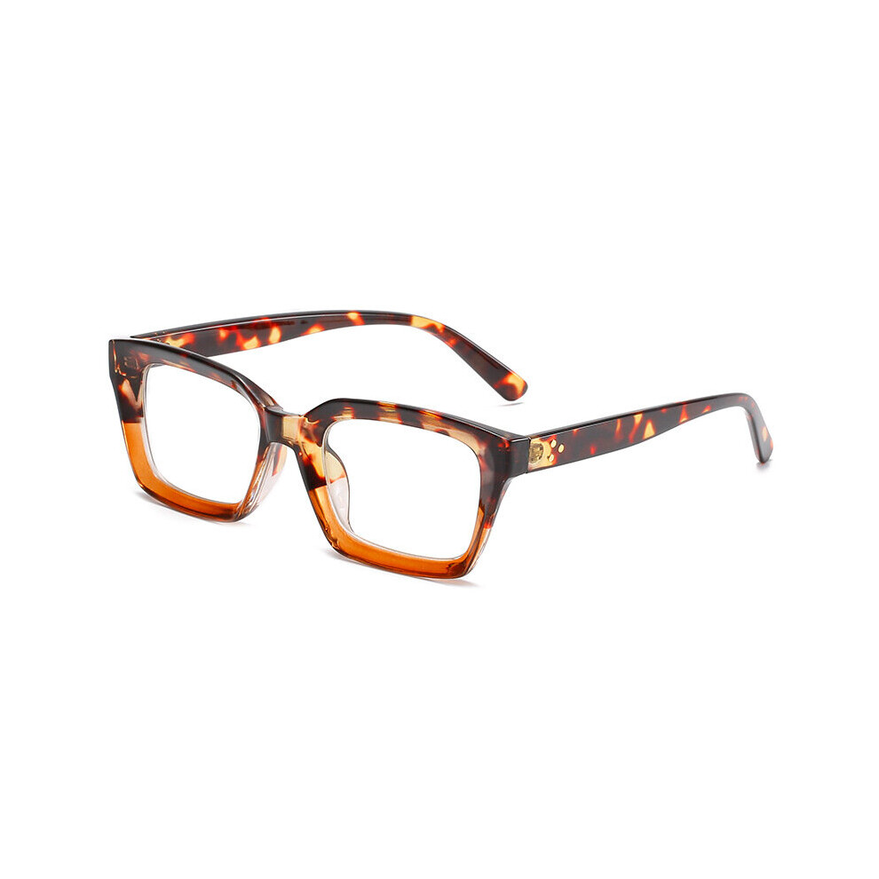 High-definition Reading Glasses for Men Women Oversized Square Presbyopia Eyeglass Vision Care Diopter Eyewear +1.0~+4.0