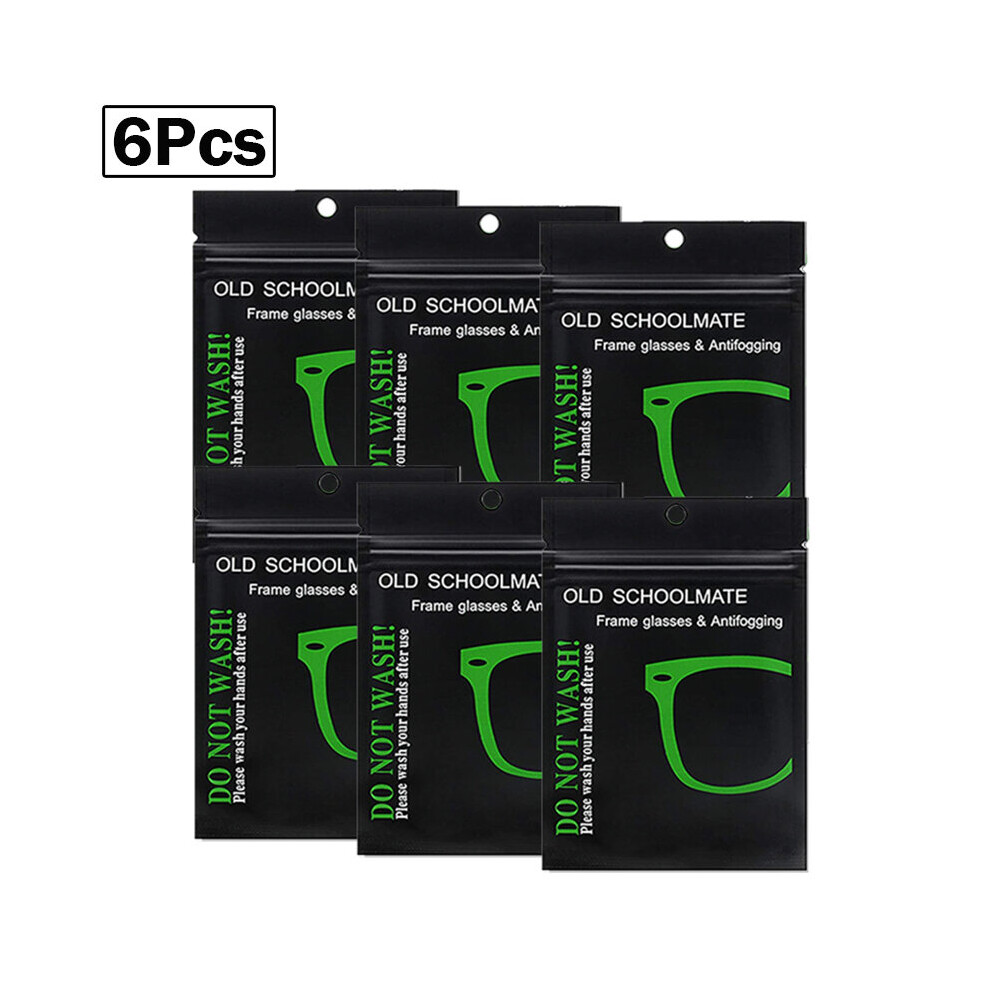 3-30Pcs Nano Anti-fog Glasses Cloth Reusable Glasses Wipes Lens Cloth Defogger Eyeglasses Wipe Pre-moistened Wiping for Glasses