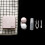 Lens Box ABS Plastic Square Mirror Lens Case Travel Container Holder Storage Soaking Box Case 6