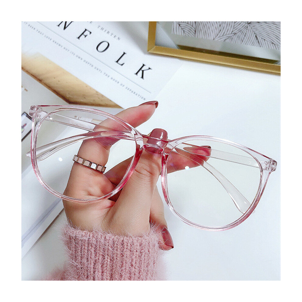 Round Eyewear Transparent Computer Reading Glasses Frame Women Men Anti Light Sunglasses Optical Spectacle Eyeglass-image-OPC-PBR8MJY-NEW