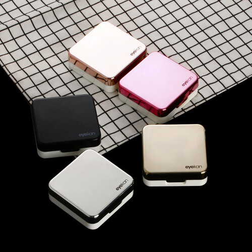Lens Box ABS Plastic Square Mirror Lens Case Travel Container Holder Storage Soaking Box Case 1