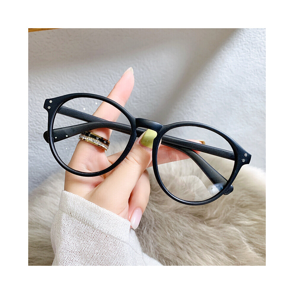 Multicoloured Anti Light Myopia Glasses Women Men Round Metal Frame Spectacles Eyeglasses Prescription Shortsighted Eyewear 0~-4.0