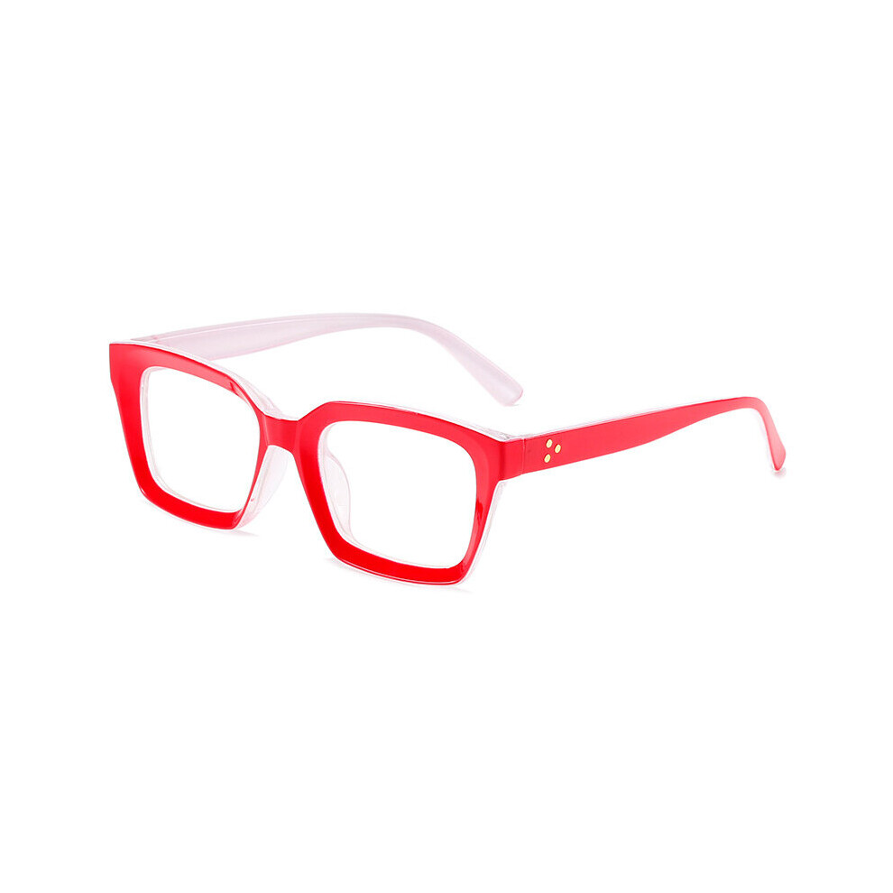 High-definition Reading Glasses for Men Women Oversized Square Presbyopia Eyeglass Vision Care Diopter Eyewear +1.0~+4.0