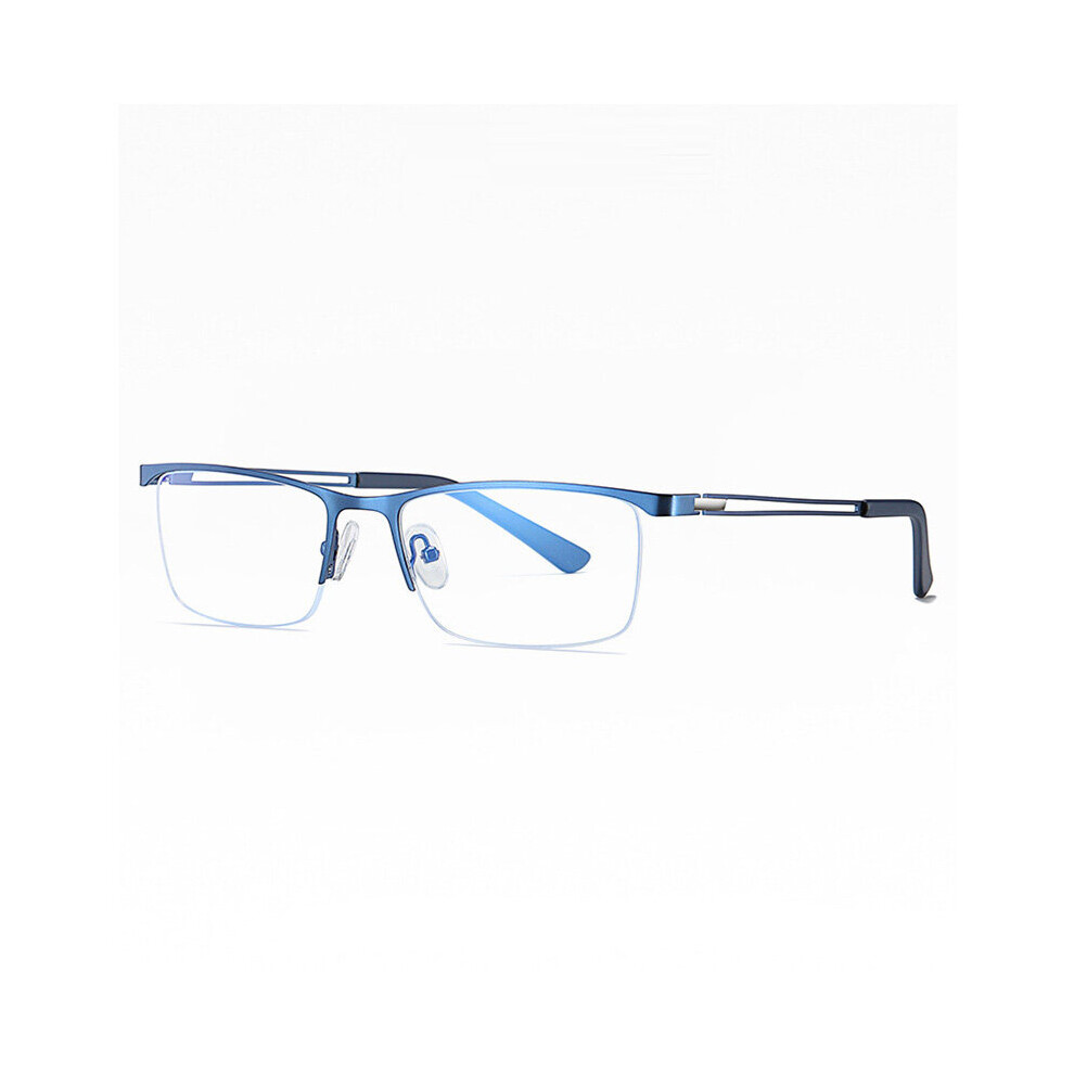 Multicoloured Ultralight Half Frame Reading Glasses Men Anti Light Metal Presbyopia Computer Reader With Diopter +1.75 2.25 2.75