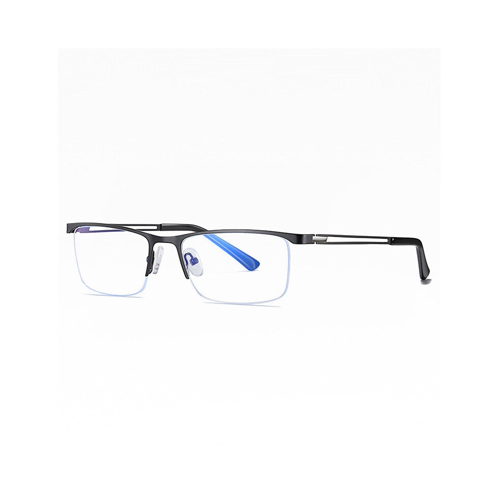 Multicoloured Ultralight Half Frame Reading Glasses Men Anti Light Metal Presbyopia Computer Reader With Diopter +1.75 2.25 2.75